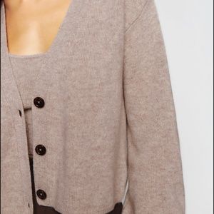 REFORMATION CASHMERE CARDIGAN SET